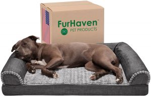 Furhaven Cooling Gel Memory Foam Pet Bed